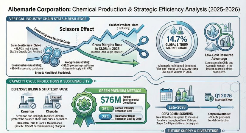 Albemarle Corporation Chemical Production & Strategic Eficiency Analysis (2025-2026)