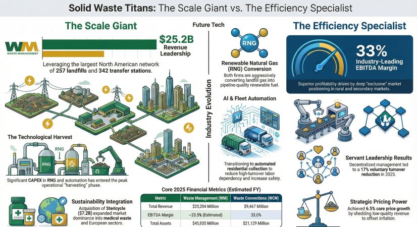 Solid Waste Titans The Scale Giant vs The Efficiency Specialist