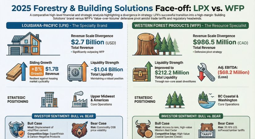2025 Forestry & Building Solutions Face-off LPX vs. WFP