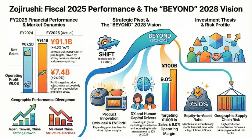 Zojirushi Fiscal 2025 Performance & The Beyond 2028 Vision