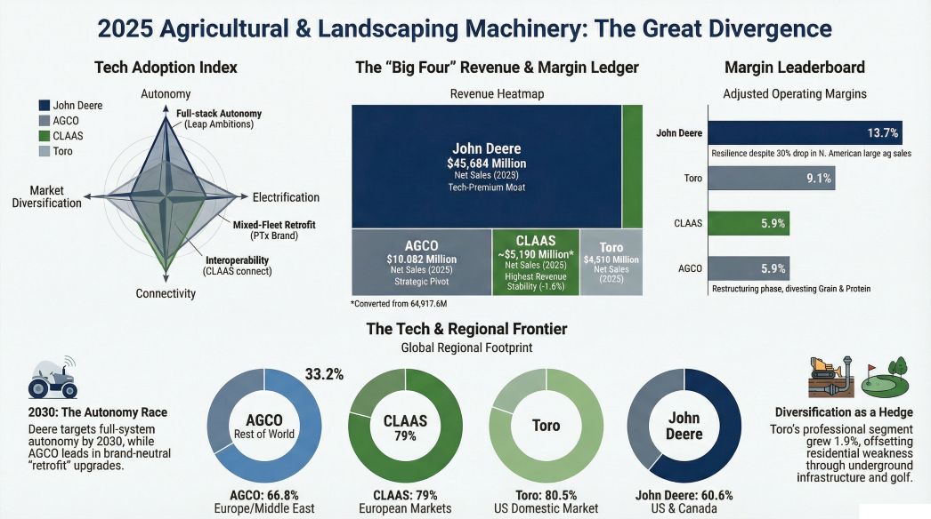 2025 Agricultural & Landscaping Machinery: The Great Divergence