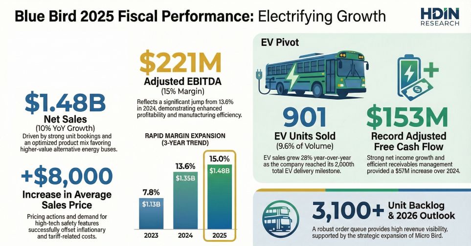 Blue Bird 2025 Fiscal Performance Electrifying Growth