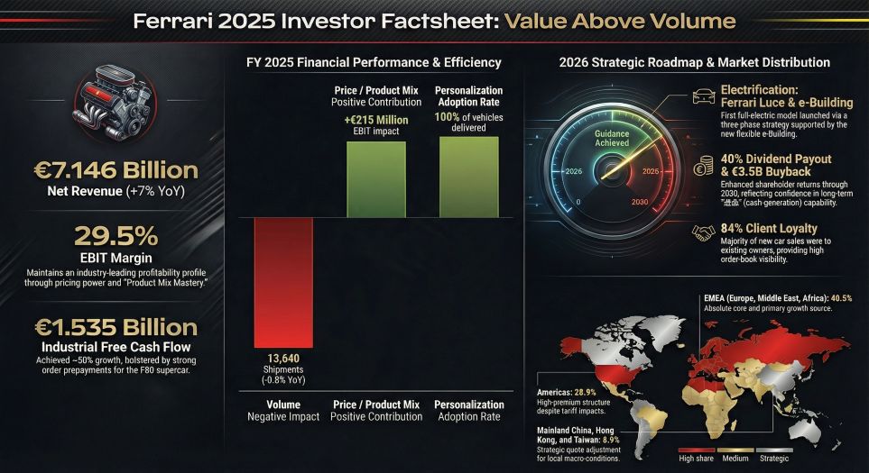 Ferrari 2025 Investor Factsheet: Value Above Volume