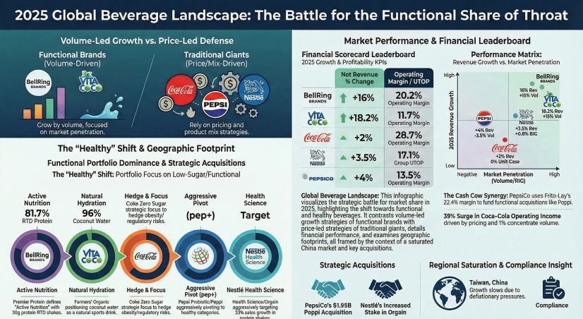 2025 Clobal Beverage Landscape: The Battle for the Functional Share of Throat