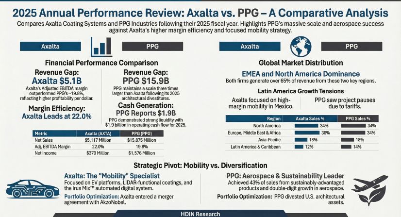 2025 Annual Performance Review: Axalta vs PPG-A Comparative Analysis