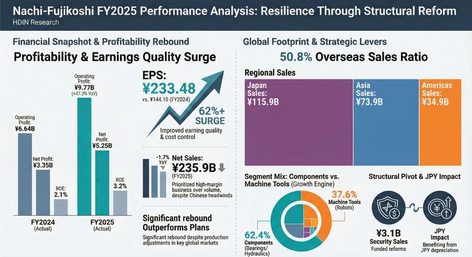 Nachi-Fujikoshi FY2025 Performance Analysis: Resilience Through Structural Reform