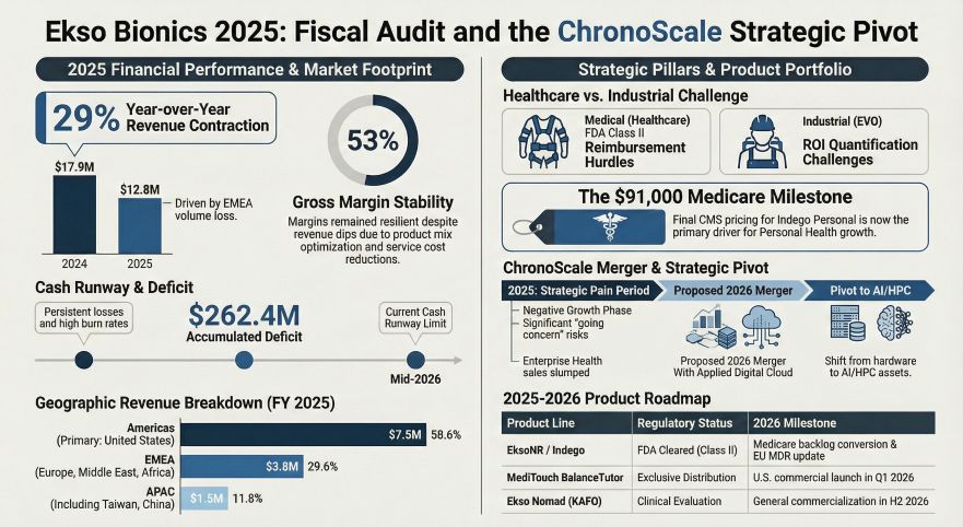 Ekso Bionics 2025: Fiscal Audit and the ChronoScale Strategic Pivot