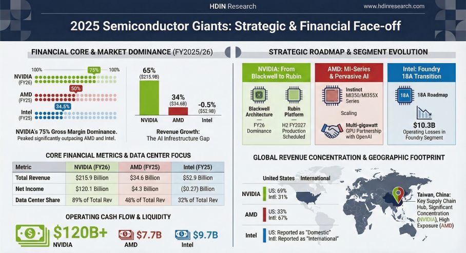 2025 Semiconductor Giants Strategic & Financial Face-off