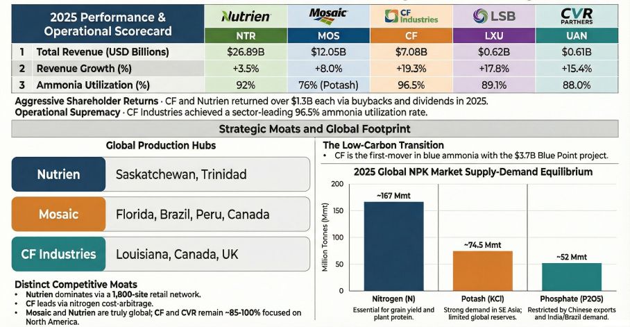 2025 Americans Fertilizer Giants: A Comparative Analysis