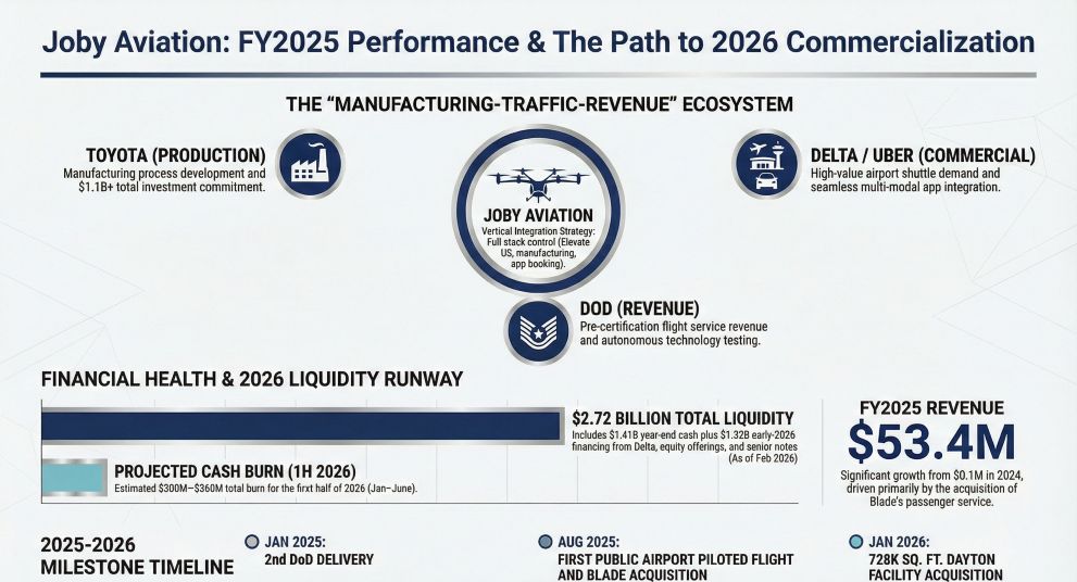 Joby Aviation: FY2025 Performance & The Path to 2026 Commercialization