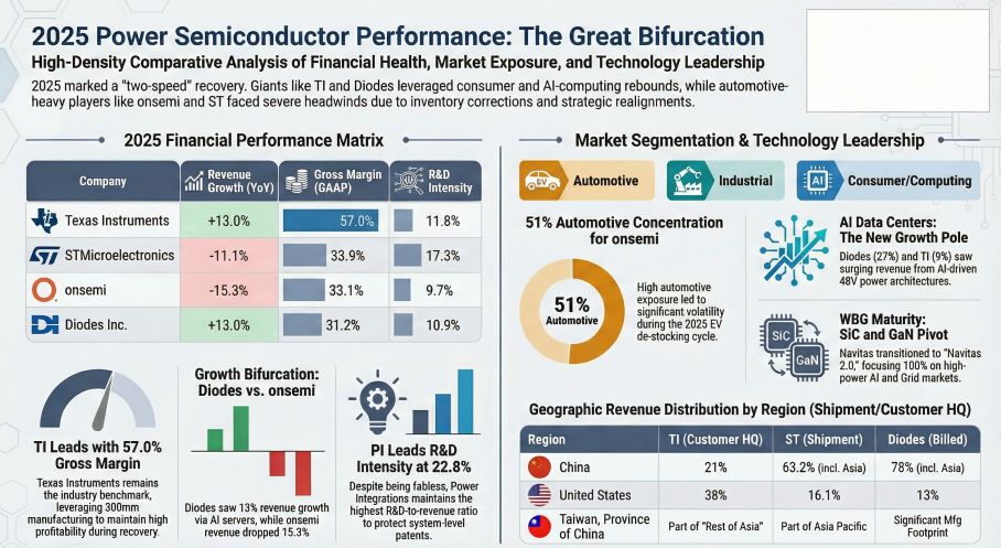2025 Power Semiconductor Performance: The Great Bifurcation