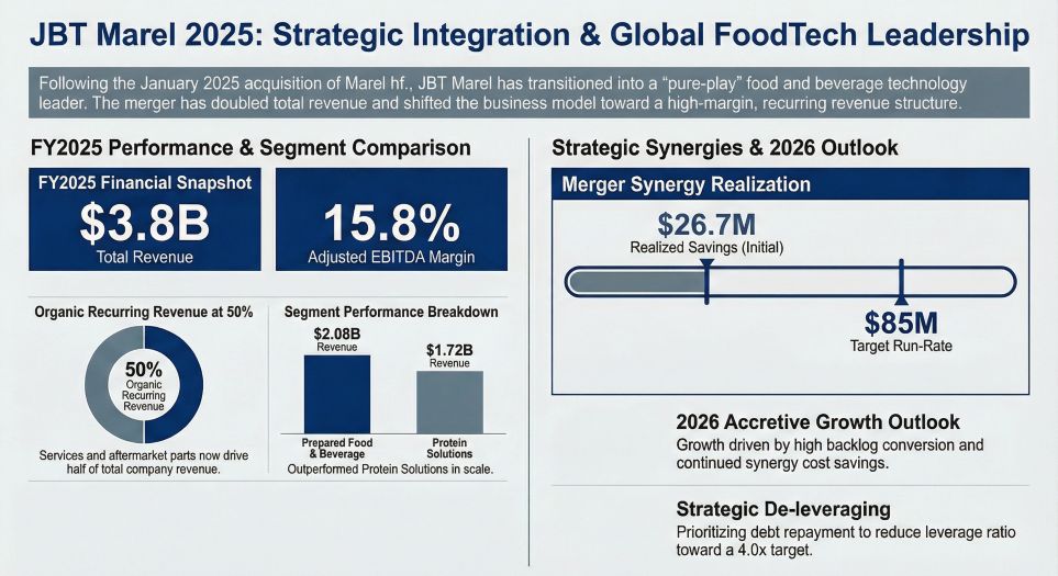 JBT Marel 2025: Strategic Integration & Global FoodTech Leadership
