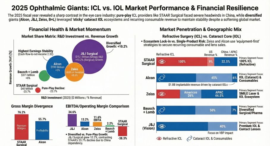 2025 Ophthalmic Giants: lCL vs. lOL Market Performance & Financial Resilience
