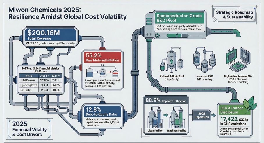Miwon Chemicals 2025: Resilience Amidst Global Cost Volatility