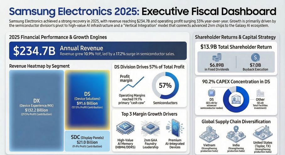 Samsung Electronics 2025: Executive Fiscal Dashboard