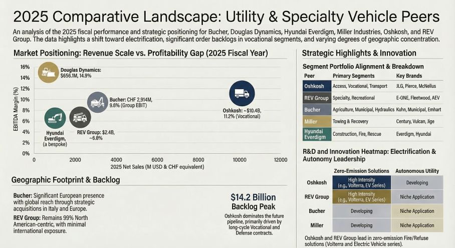 2025 Comparative Landscape: Utility & Specialty Vehicle Peers