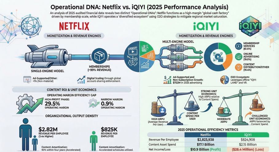 Operational DNA: Netflix vs iQlYl (2025 Performance Analysis)