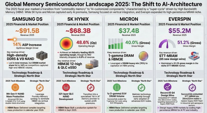Global Memory Semiconductor Landscape 2025: The Shift to Al-Architecture
