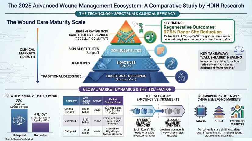The 2025 Advanced Wound Management Ecosystem: A Comparative Study