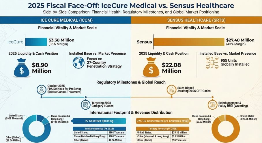 2025 Fiscal Face-Off: lceCure Medical vs Sensus Healthcare