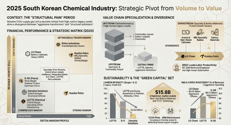 2025 South Korean Chemical industry: Strategic Pivot from Volume to Value