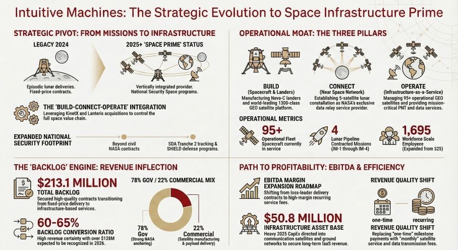 Intuitive Machines: The Strategic Evolution to Space Infrastructure Prime