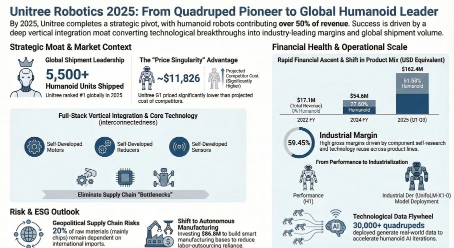 Unitree Robotics 2025: From Quadruped Pioneer to Global Humanoid Leader