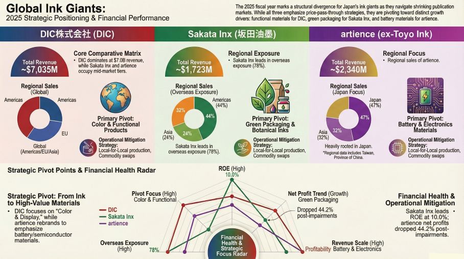 Global Ink Giants 2025: Strategic Positioning & Financial Performance