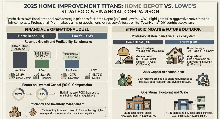 2025 HOME IMPROVEMENT TITANS: HOME DEPOT VS LOWE'S STRATEGIC & FINANCIALCOMPARISON