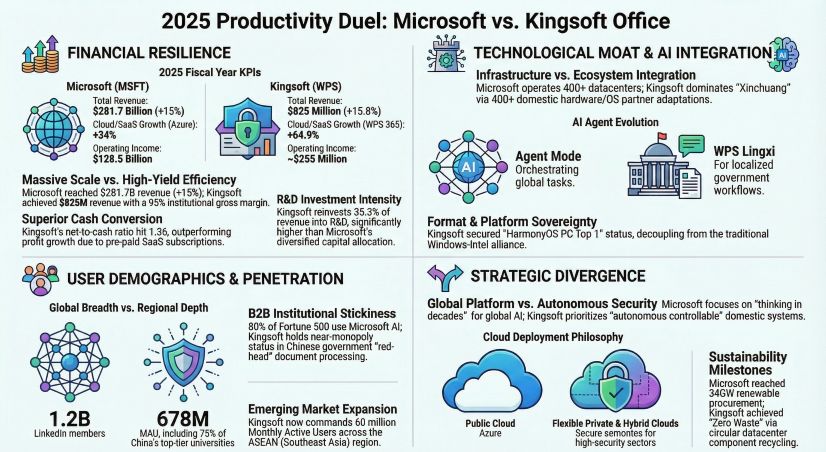 2025 Productivity Duel Microsoft vs Kingsoft Office