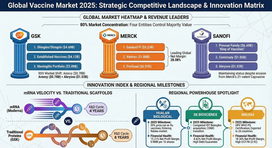 Global Vaccine Market 2025: Strategic Competitive Landscape & Innovation Matrix