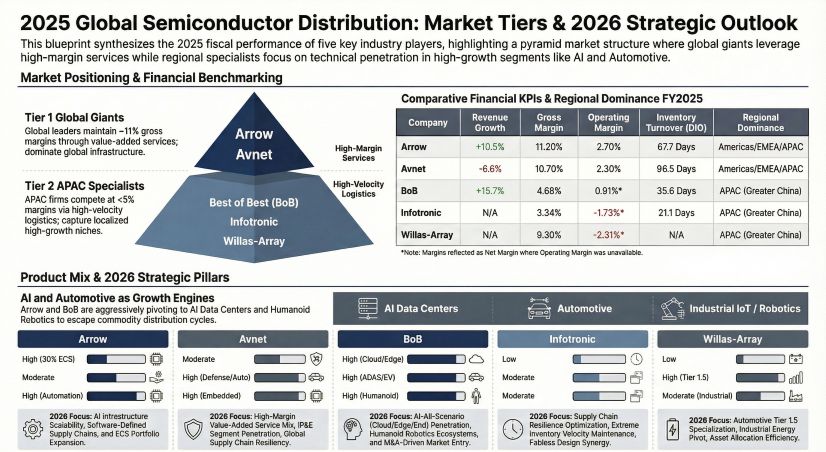 2025 Global Semiconductor Distribution: Market Tiers & 2026 Strategic Outlook