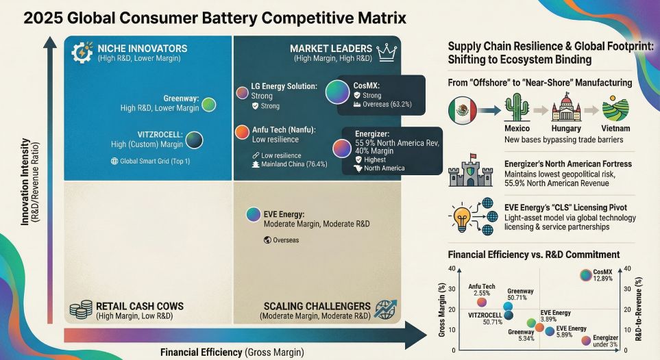 2025 Global Consumer Battery Competitive Matrix