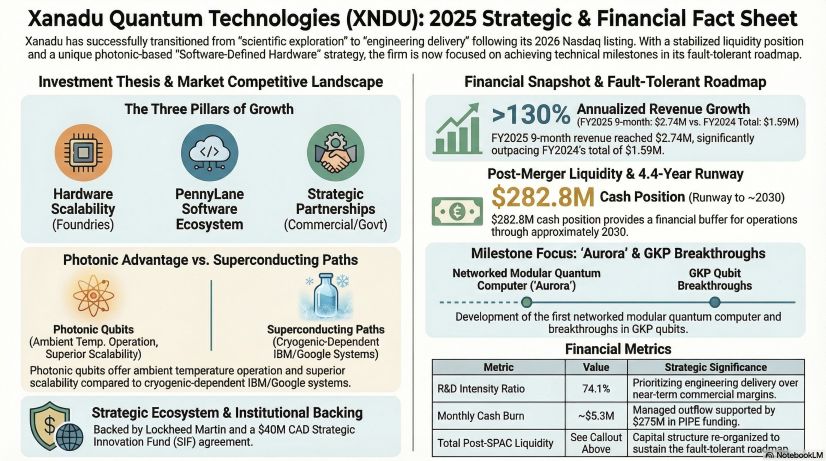 Xanadu Quantum Technologies (XNDU) 2025: Strategic & Financial Fact Sheet