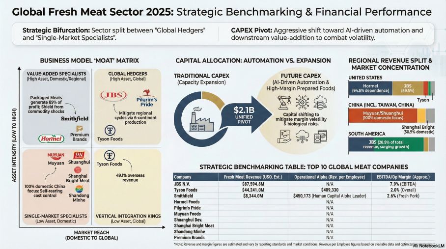 Clobal Fresh Meat Sector 2025: Strategic Benchmarking & Financial Performance