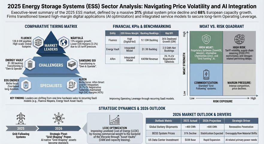 2025 Energy Storage Systems (ESS) Sector Analysis: Navigating Price Volatility and Al Integration