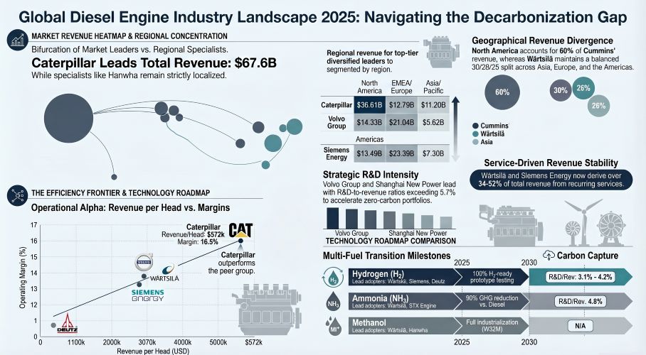 Global Diesel Engine Industry Landscape 2025: Navigating the Decarbonization Gap
