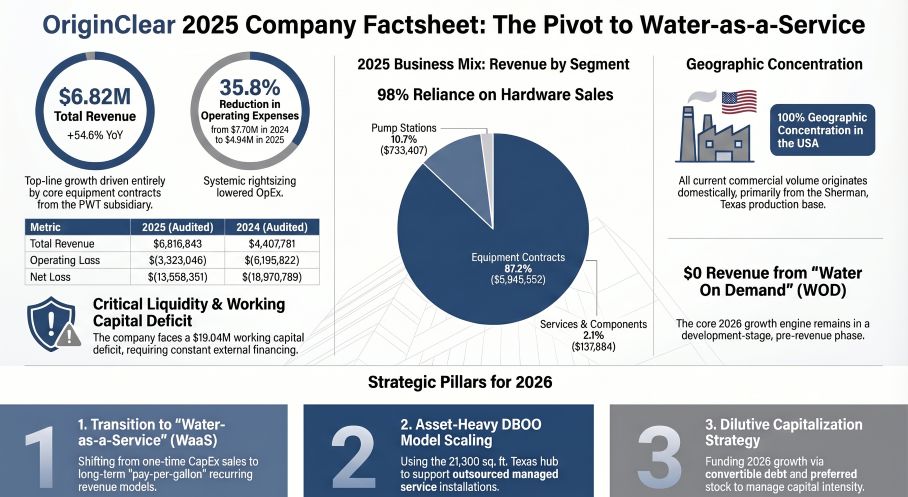 OriginClear 2025 Company Factsheet: The Pivot to Water-as-a-Service