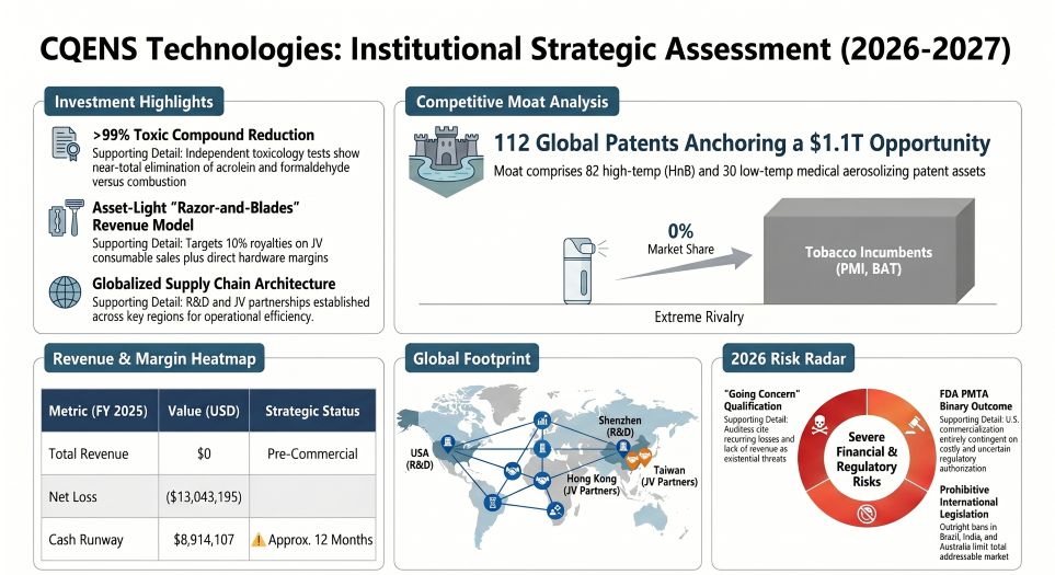 CQENS Technologies Institutional Strategic Assessment (2026-2027)