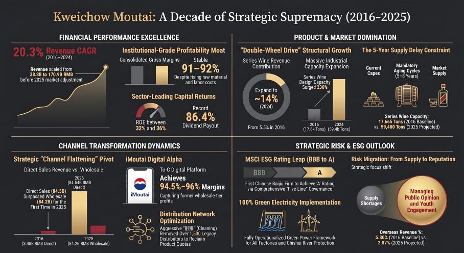 Kweichow Moutai: A Decade of Strategic Supremacy (2016-2025)