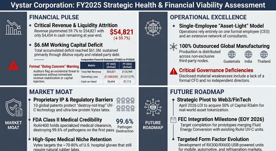 Vystar Corporation FY2025 Strategic Health & Financial Viability Assessment