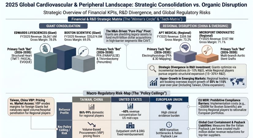 2025 Global Cardiovascular & Peripheral Landscape Strategic Consolidation vs Organic Disruption