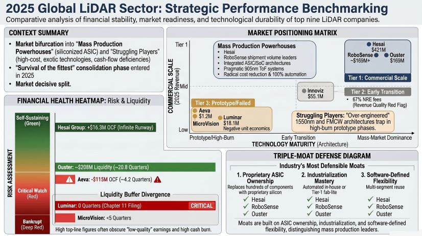 2025 Global LiDAR Sector Strategic Performance Benchmarking