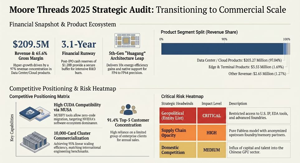 Moore Threads 2025 Strategic Audit: Transitioning to Commercial Scale