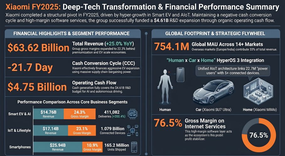 Xiaomi FY2025: Deep-Tech Transformation & Financial Performance Summary