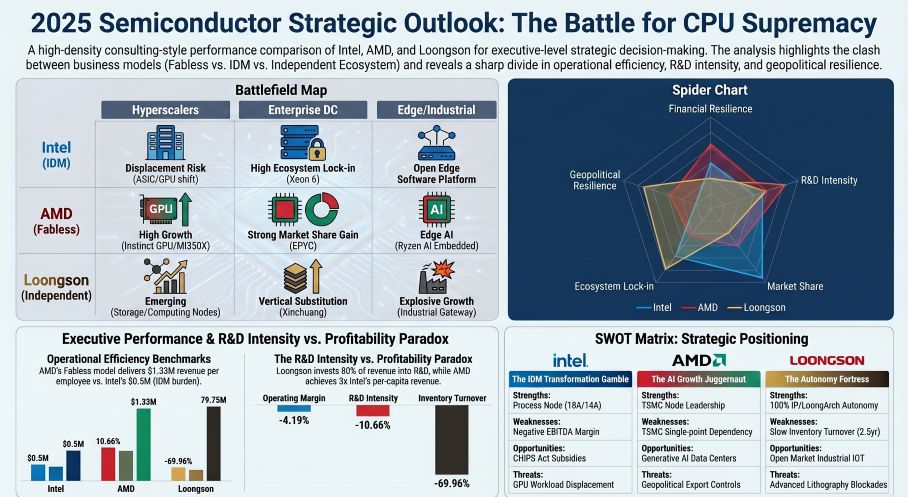 2025 Semiconductor Strategic Outlook: The Battle for CPU Supremacy