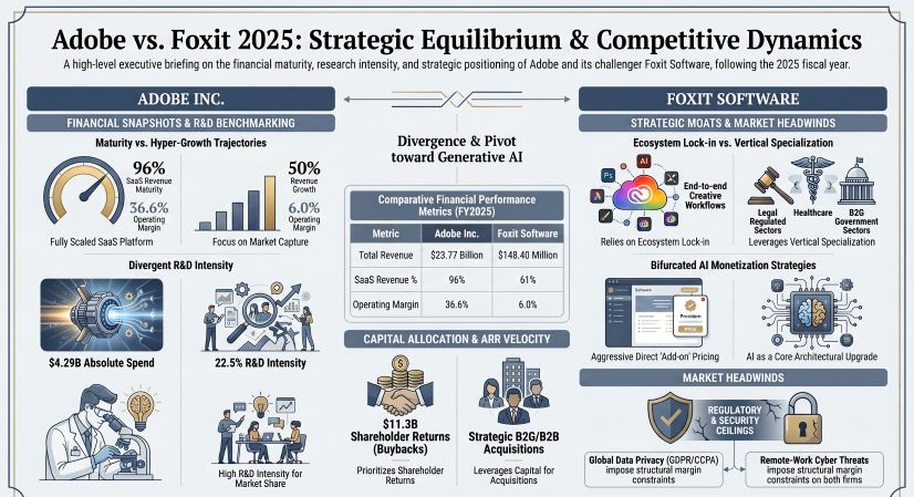 Adobe vs Foxit 2025: Strategic Equilibrium & Competitive Dynamics
