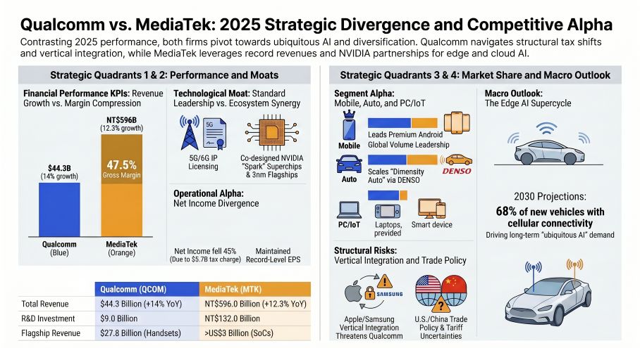 Qualcomm vs MediaTek: 2025 Strategic Divergence and Competitive Alpha