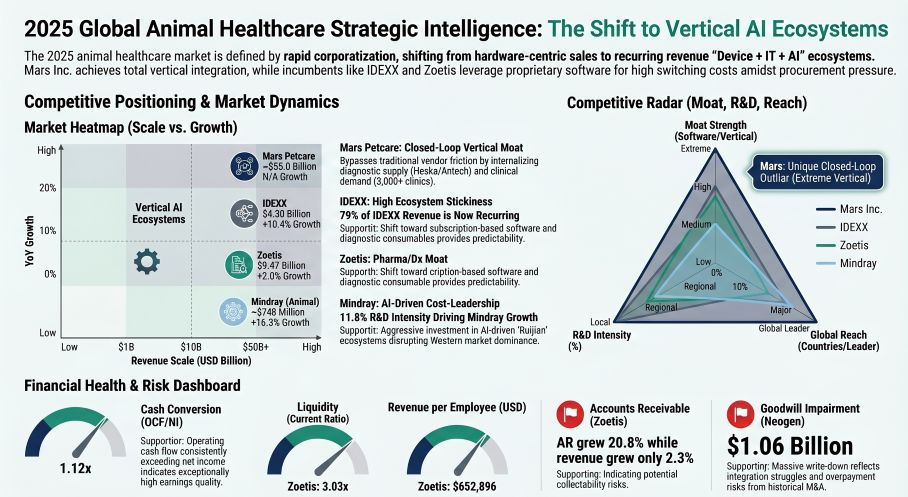 2025 Global Animal Healthcare Strategic Intelligence: The Shift to Vertical Al Ecosystems