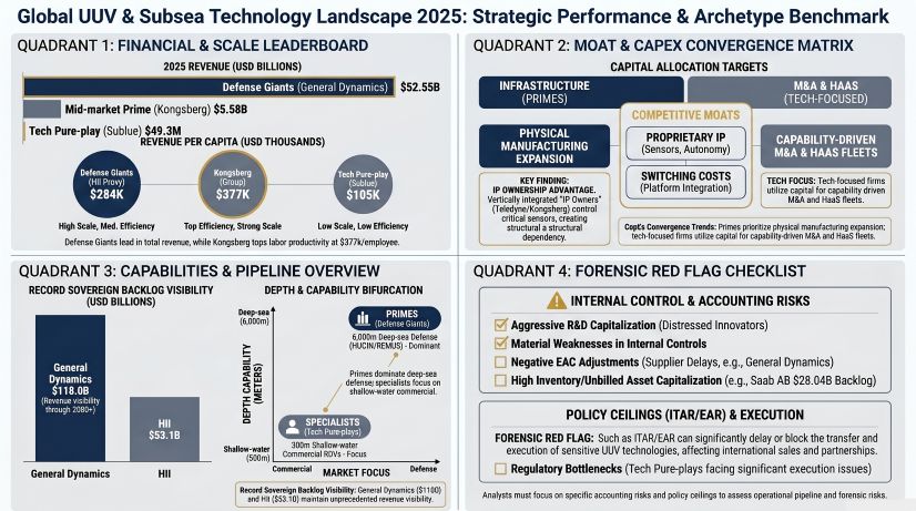 Global UUV & Subsea Technology Landscape 2025: Strategic Performance & Archetvpe Benchmark